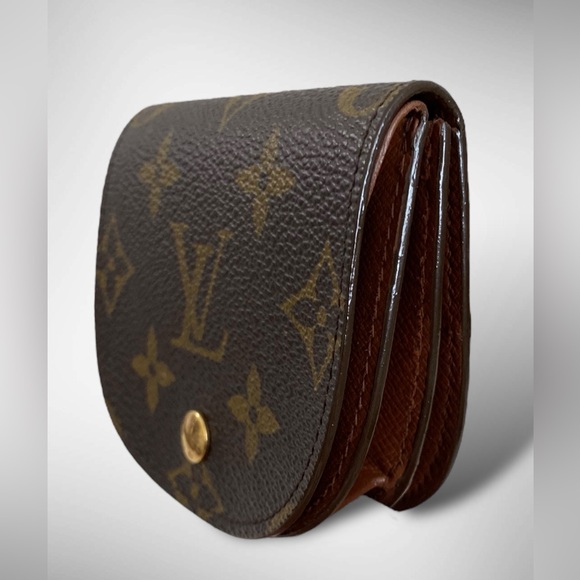 Louis Vuitton Porte Monet Gusee Coin Case Brown Authentic - Picture 4 of 16